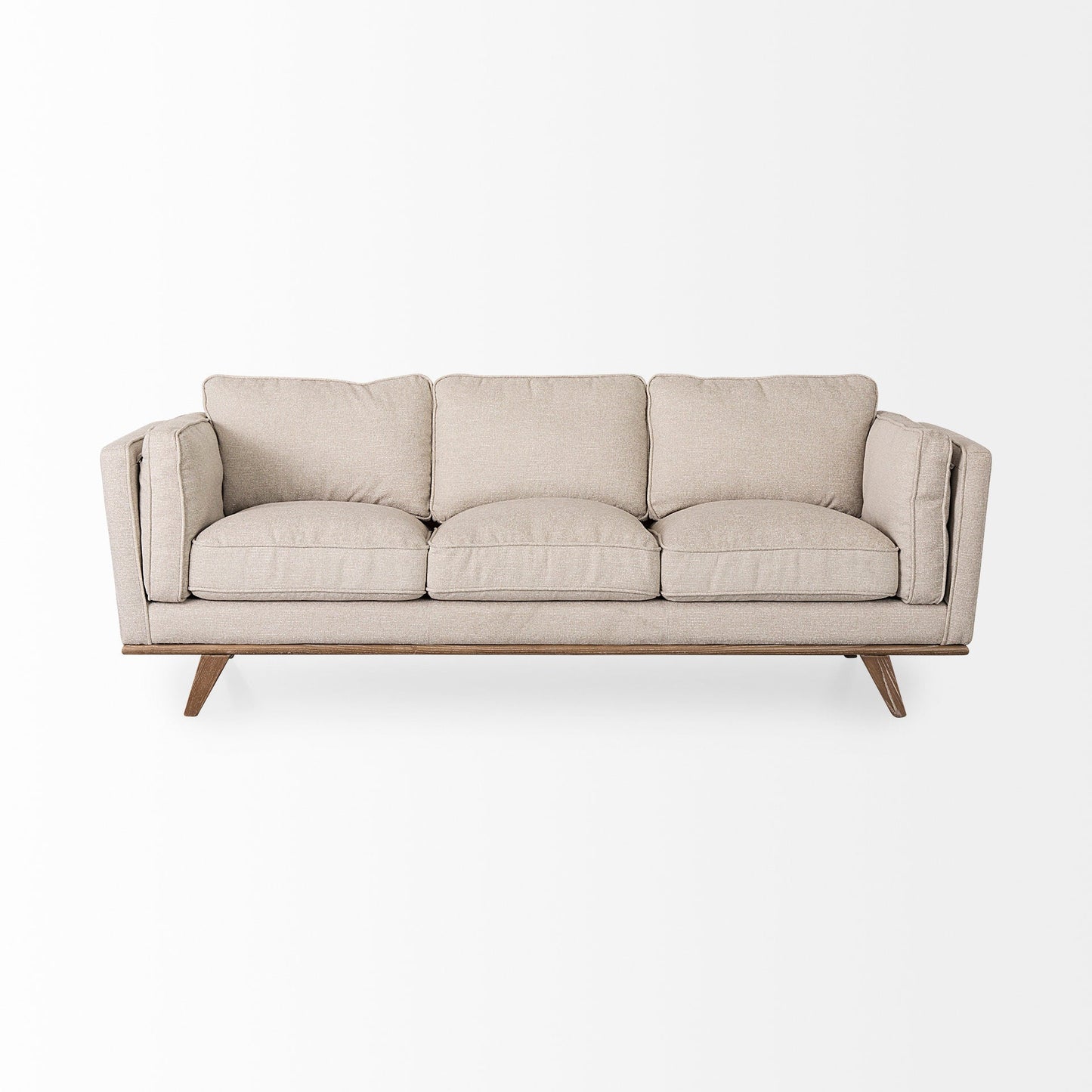 Mercana Brooks Faux Leather Three Seater Sofa