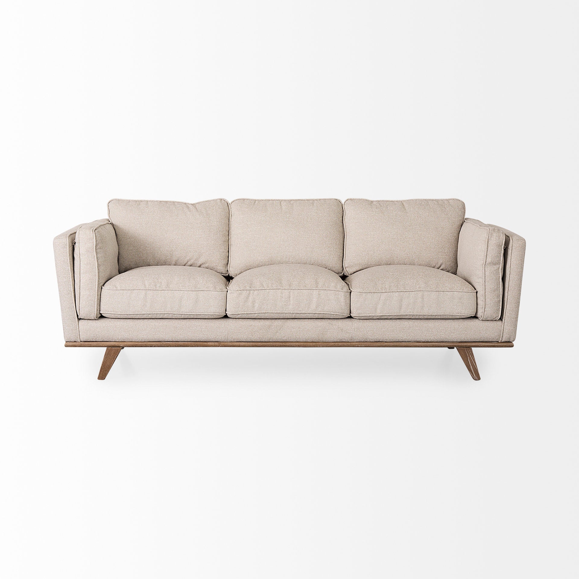 Mercana Brooks Faux Leather Three Seater Sofa