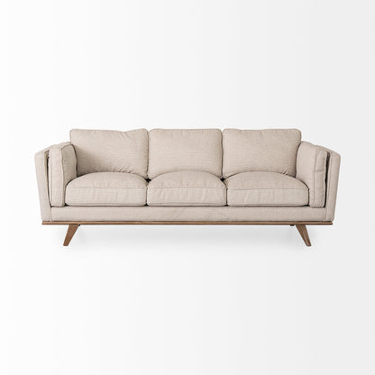 Mercana Brooks Faux Leather Three Seater Sofa