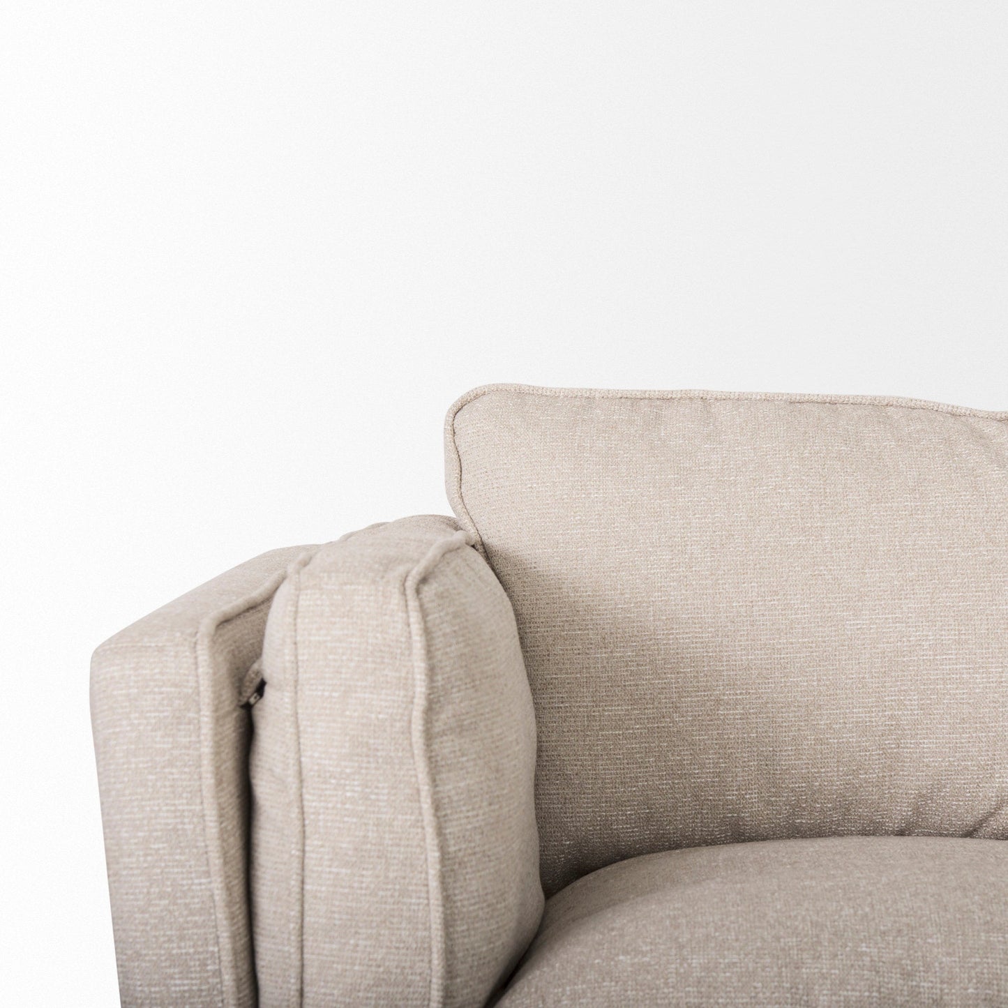 Mercana Brooks Faux Leather Three Seater Sofa
