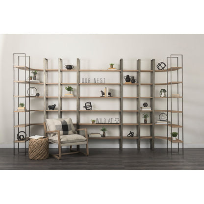 Mercana Taunton Iron Six Shelving Unit