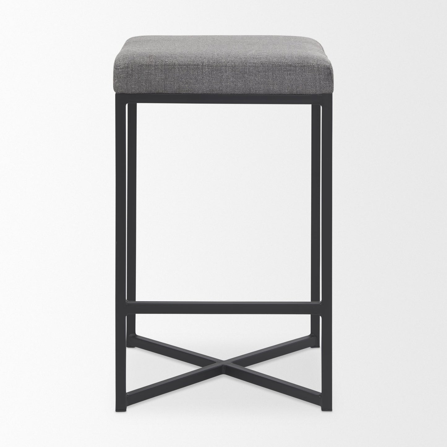 Mercana Frodo Gray Fabric Counter Stool
