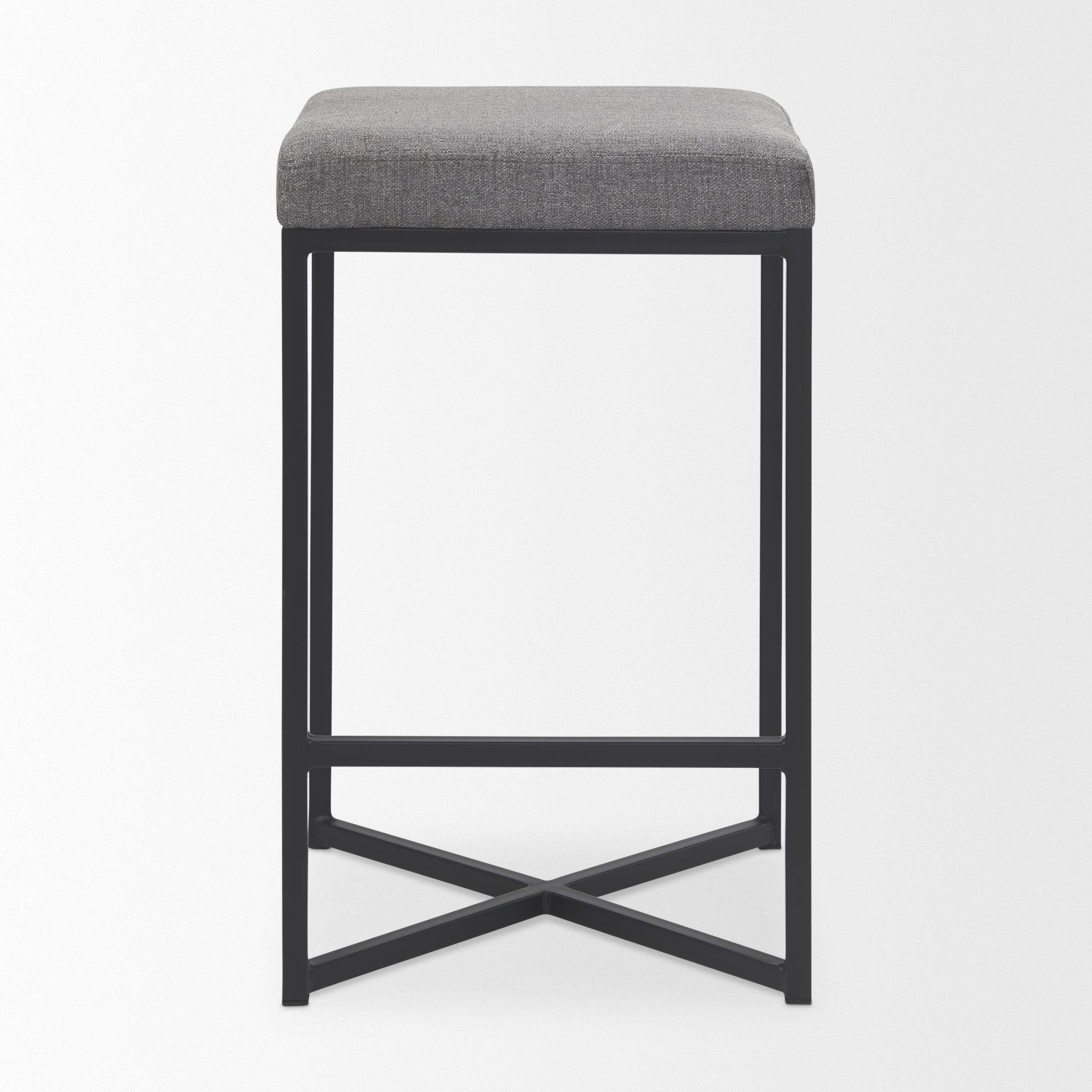 Mercana Frodo Gray Fabric Counter Stool