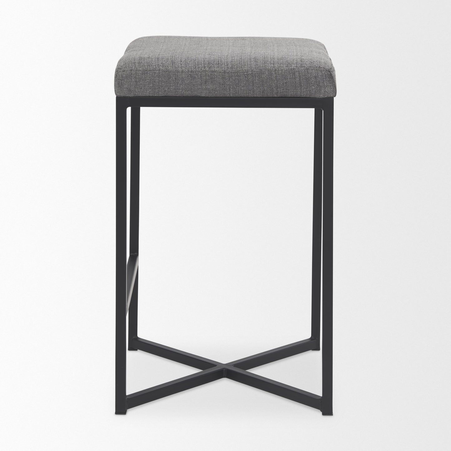 Mercana Frodo Gray Fabric Counter Stool