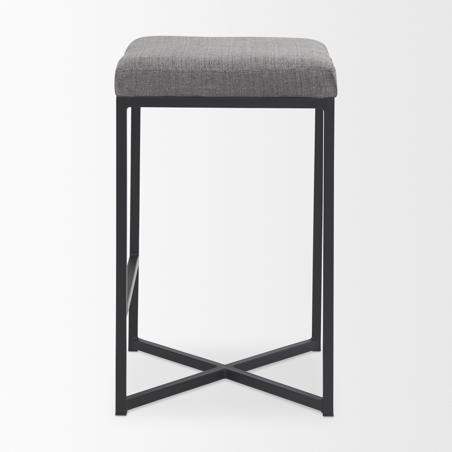 Mercana Frodo Gray Fabric Counter Stool