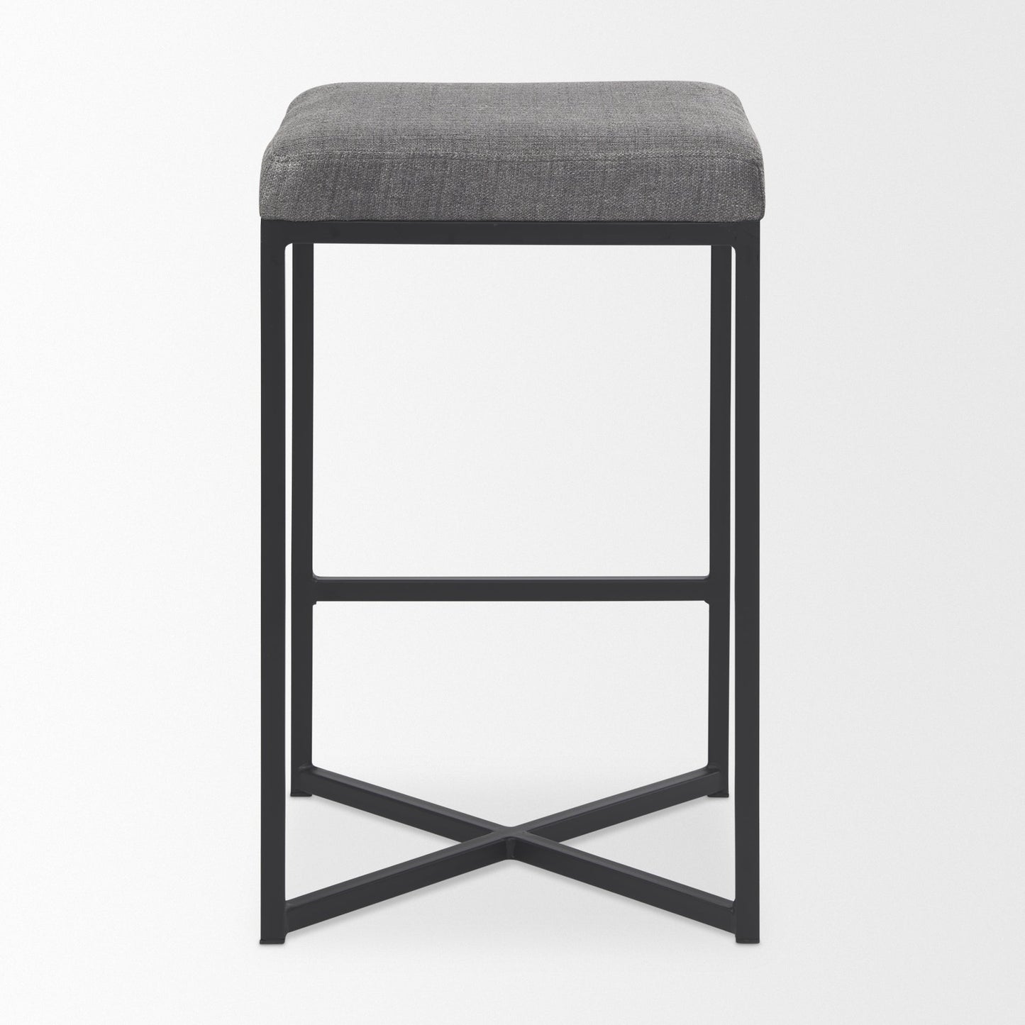 Mercana Frodo Gray Fabric Counter Stool