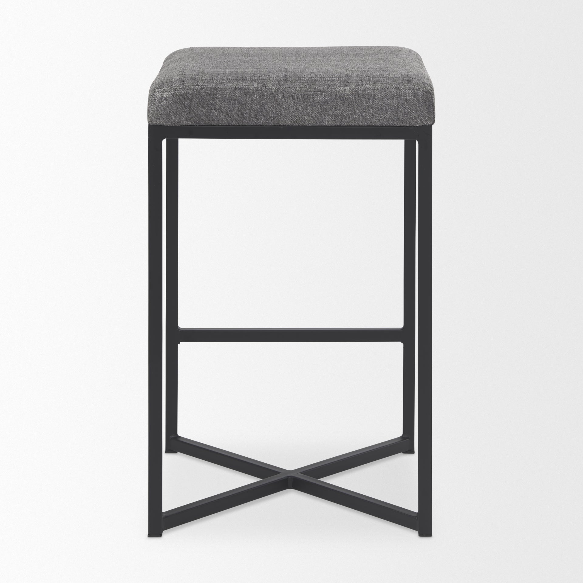 Mercana Frodo Gray Fabric Counter Stool