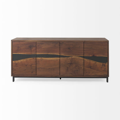 Hemlock Wooden Brown Sideboard