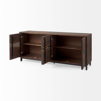 Hemlock Wooden Brown Sideboard