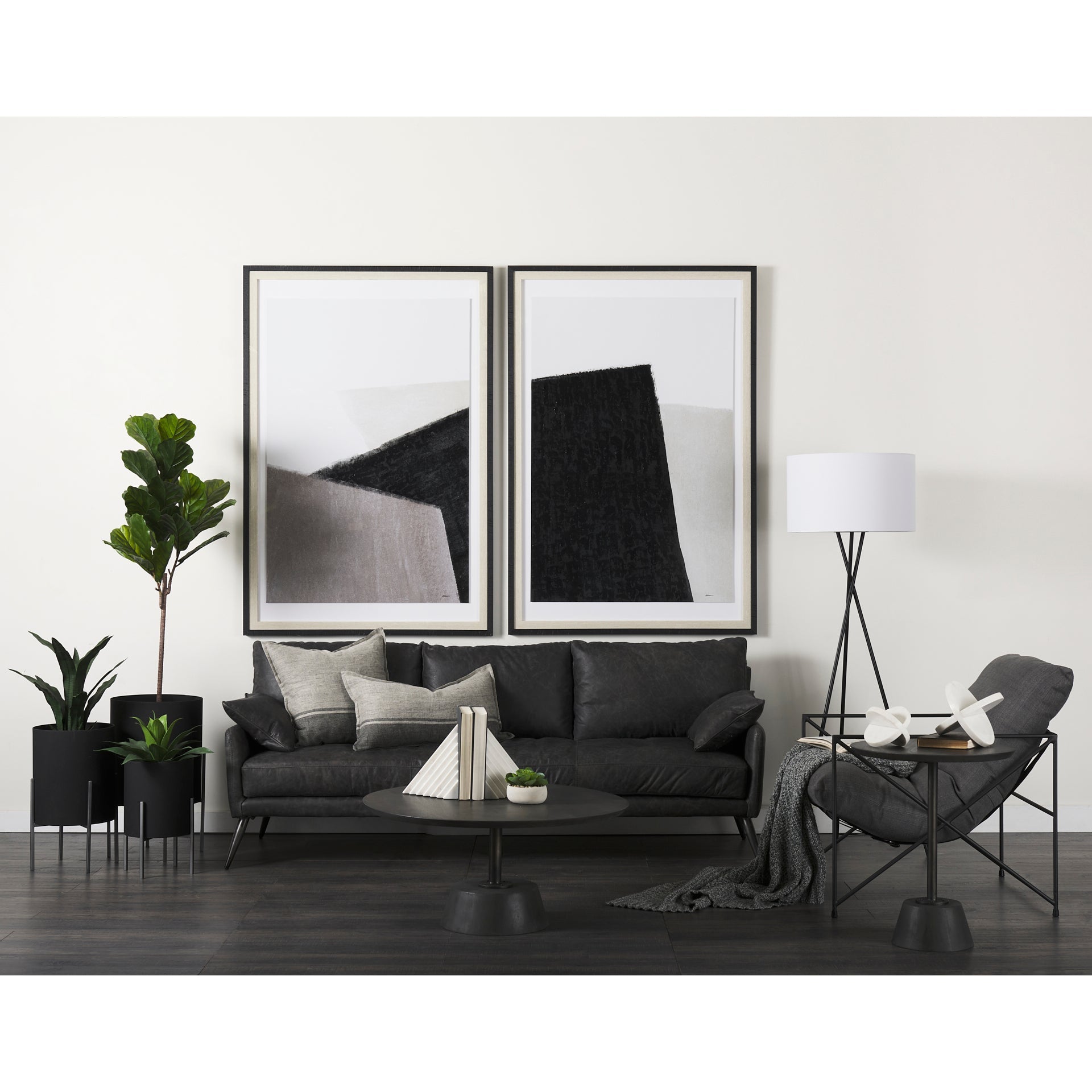 Mercana Cochrane Top Grain Leather Three Seater Sofa