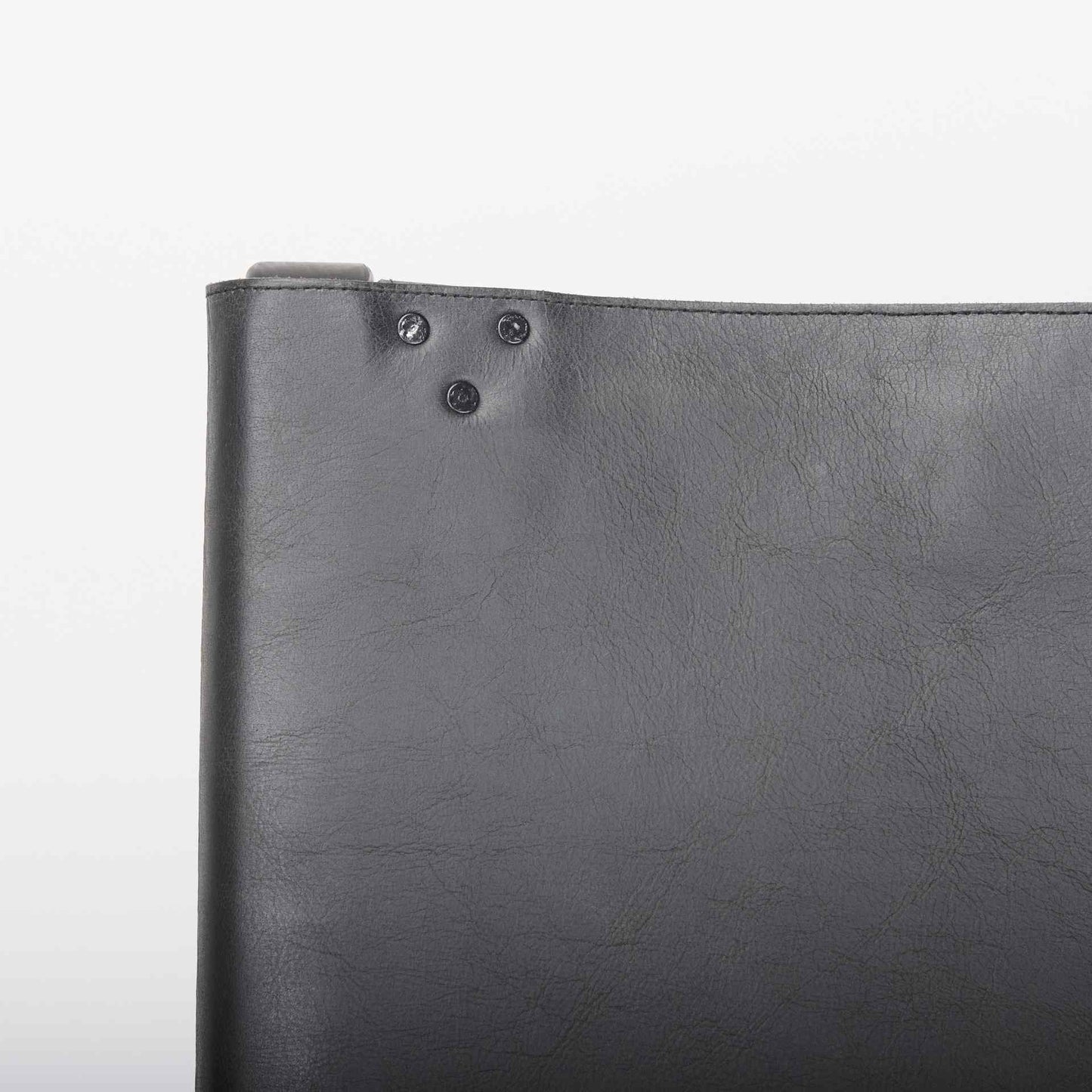 Elodie Leather Armless Accent Chair