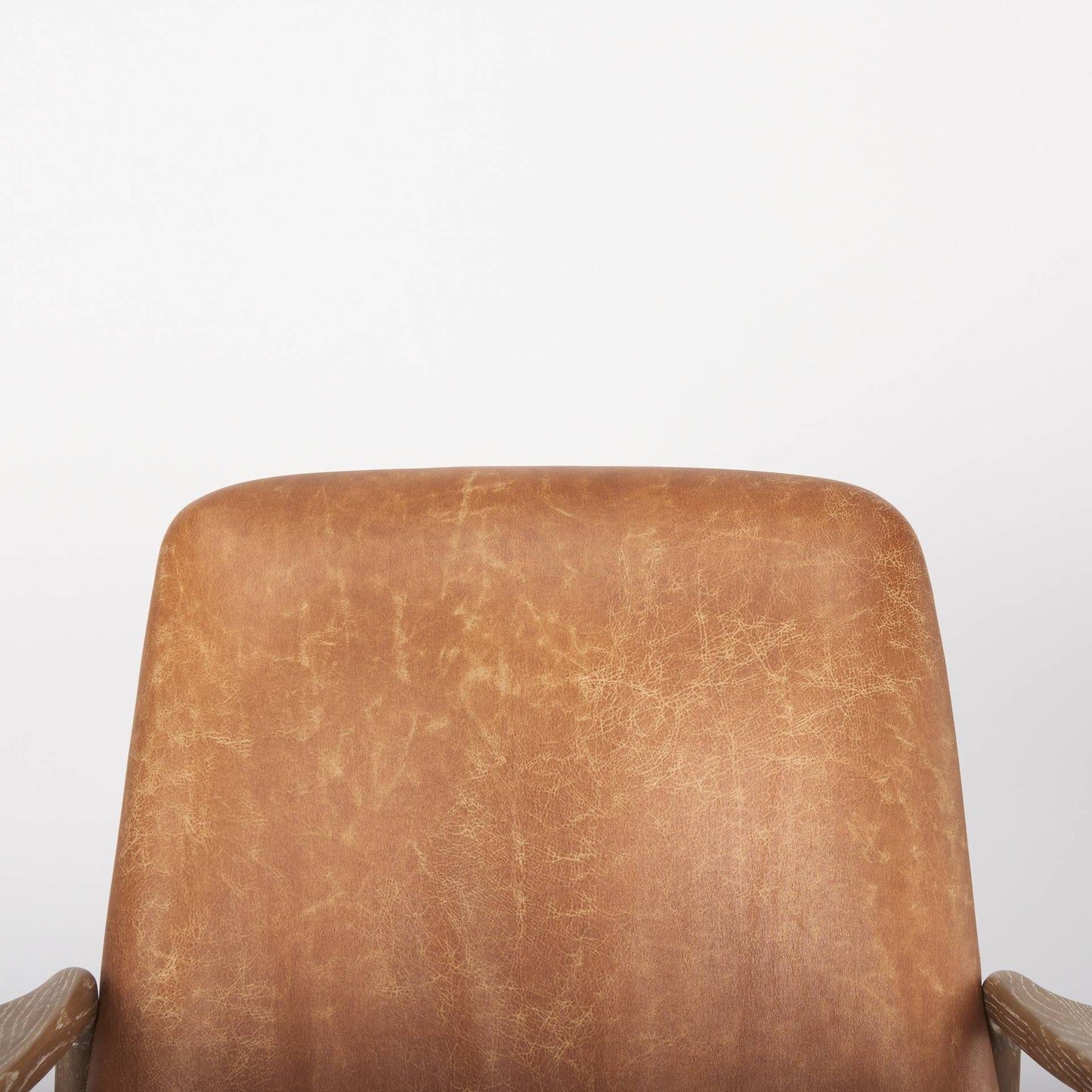 Westan Leather Modern Accent Chair