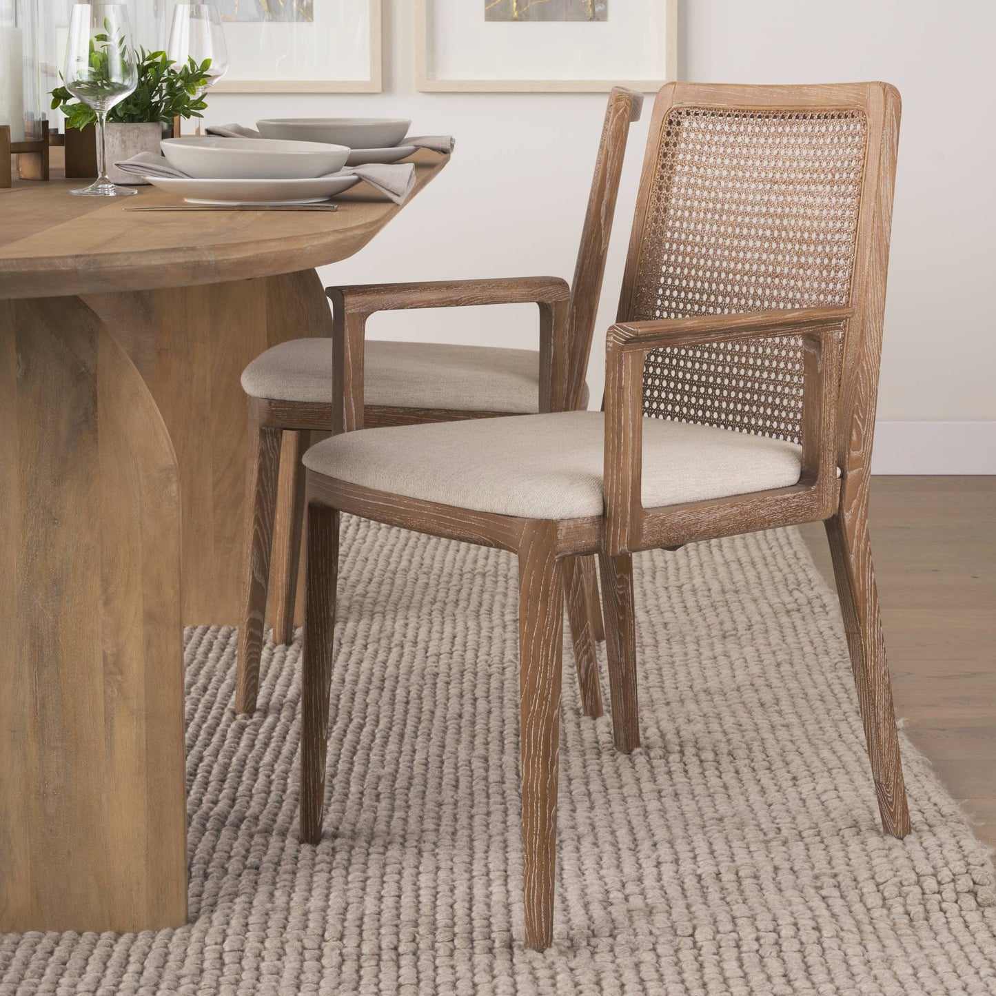 Clara Fabric Dining Chair (Set of 2)