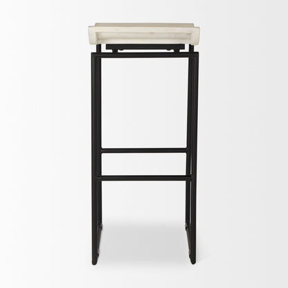 Givens Wood Top Barstool