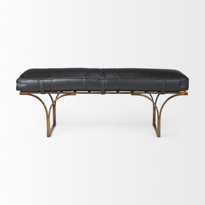 Jessie Genuine Leather Bedroom Bench