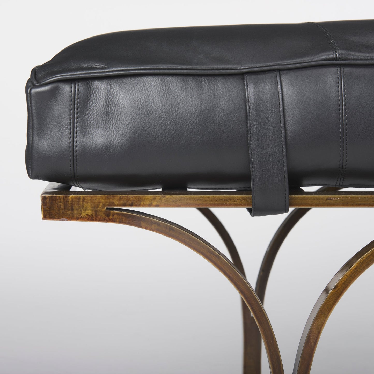 Jessie Genuine Leather Bedroom Bench