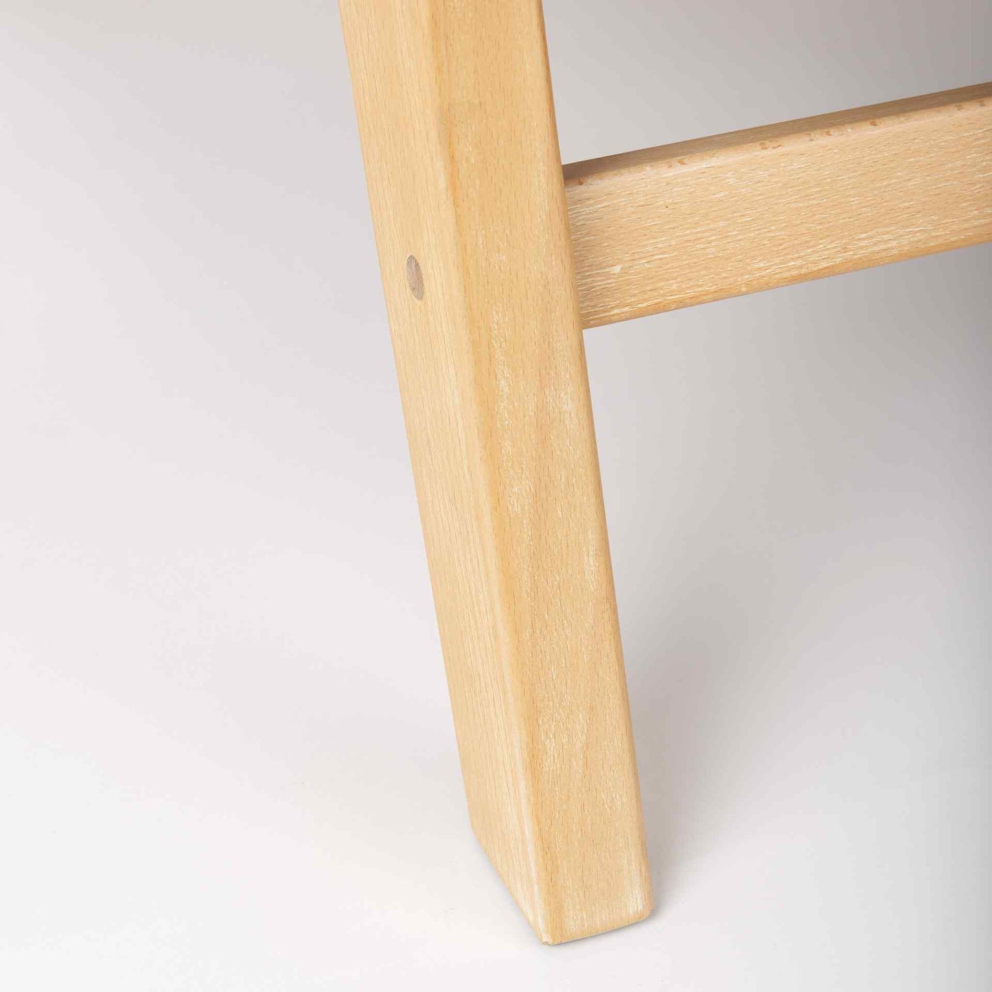 Elodie Leather Armless Accent Chair