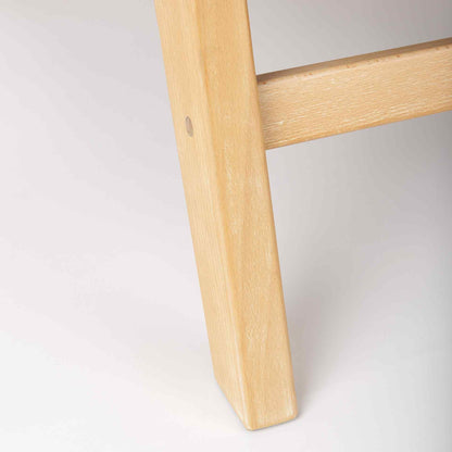 Elodie Leather Armless Accent Chair