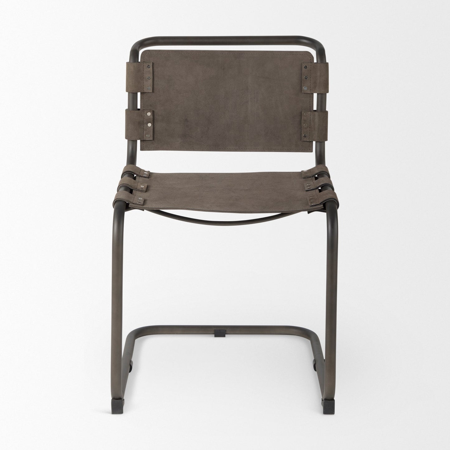 Mercana Berbick Leather Armless Dining Chair (Set of 2)