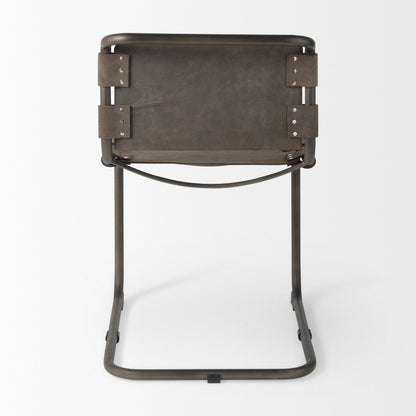 Mercana Berbick Leather Armless Dining Chair (Set of 2)