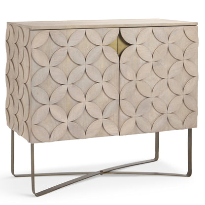 Mercana Excelsior Two Doors Wooden Accent Cabinet
