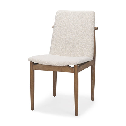 Mercana Cavett Cream Fabric Dining Chair (Set of 2)