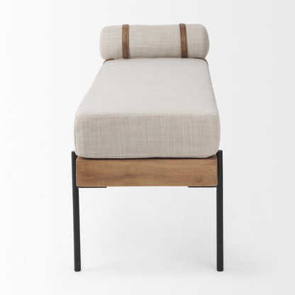 Colburne Cream Fabric Bedroom Bench