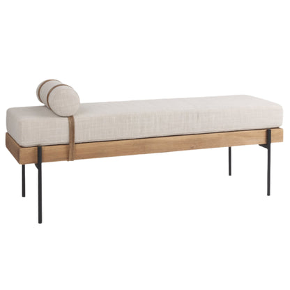 Colburne Cream Fabric Bedroom Bench