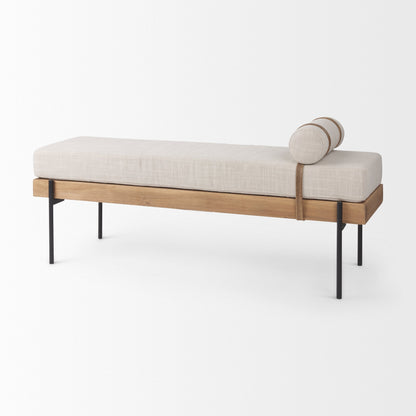 Colburne Cream Fabric Bedroom Bench