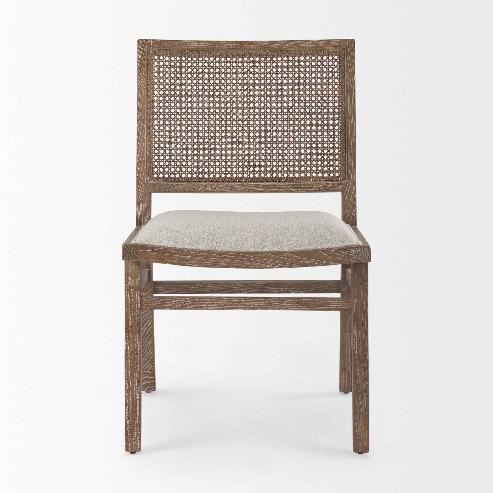Mercana Wynn Fabric Armless Dining Chair (Set of 2)
