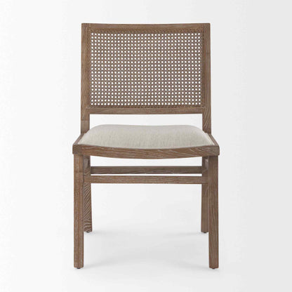 Mercana Wynn Fabric Armless Dining Chair (Set of 2)