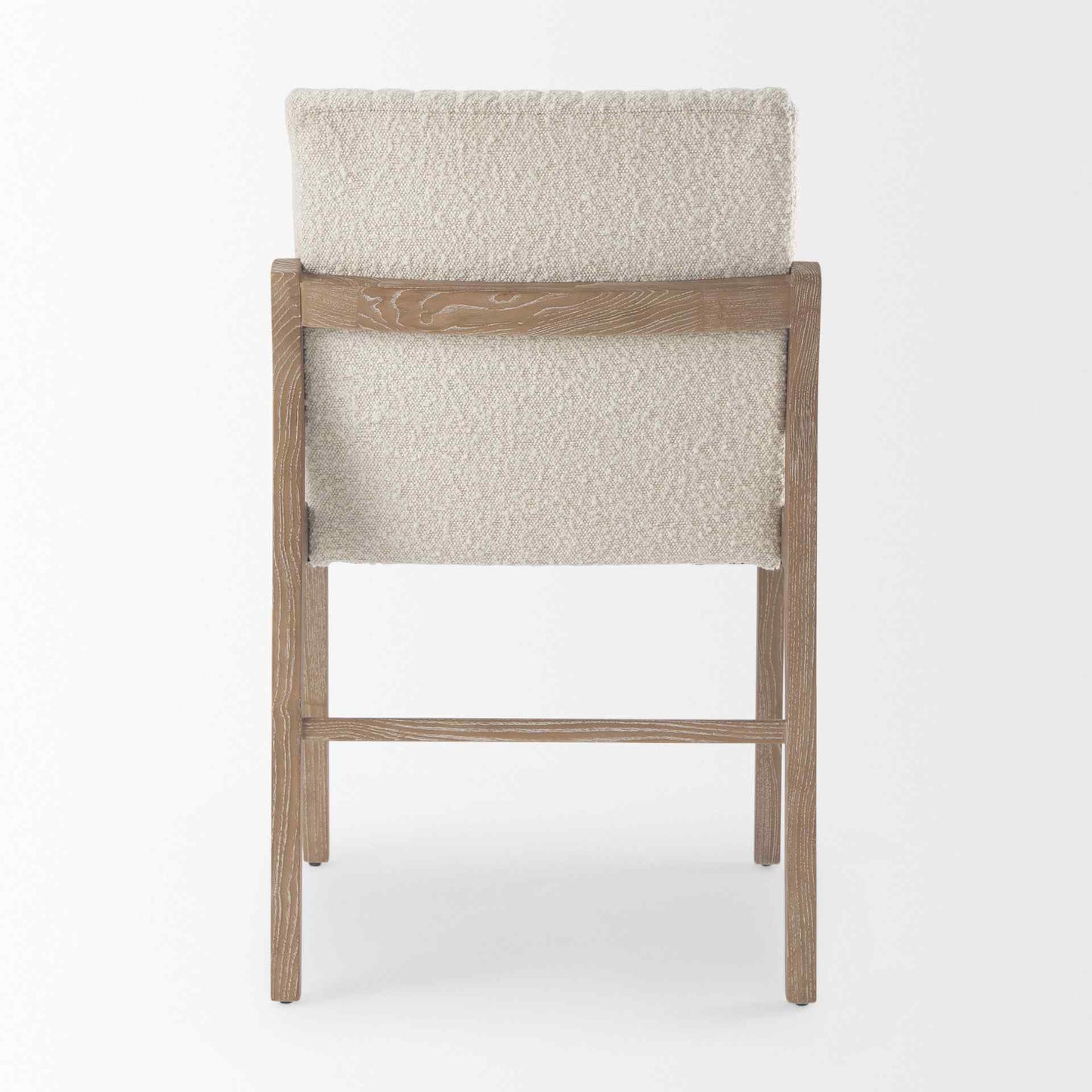 Mercana Tahoe Cream Fabric Armless Dining Chair (Set of 2)