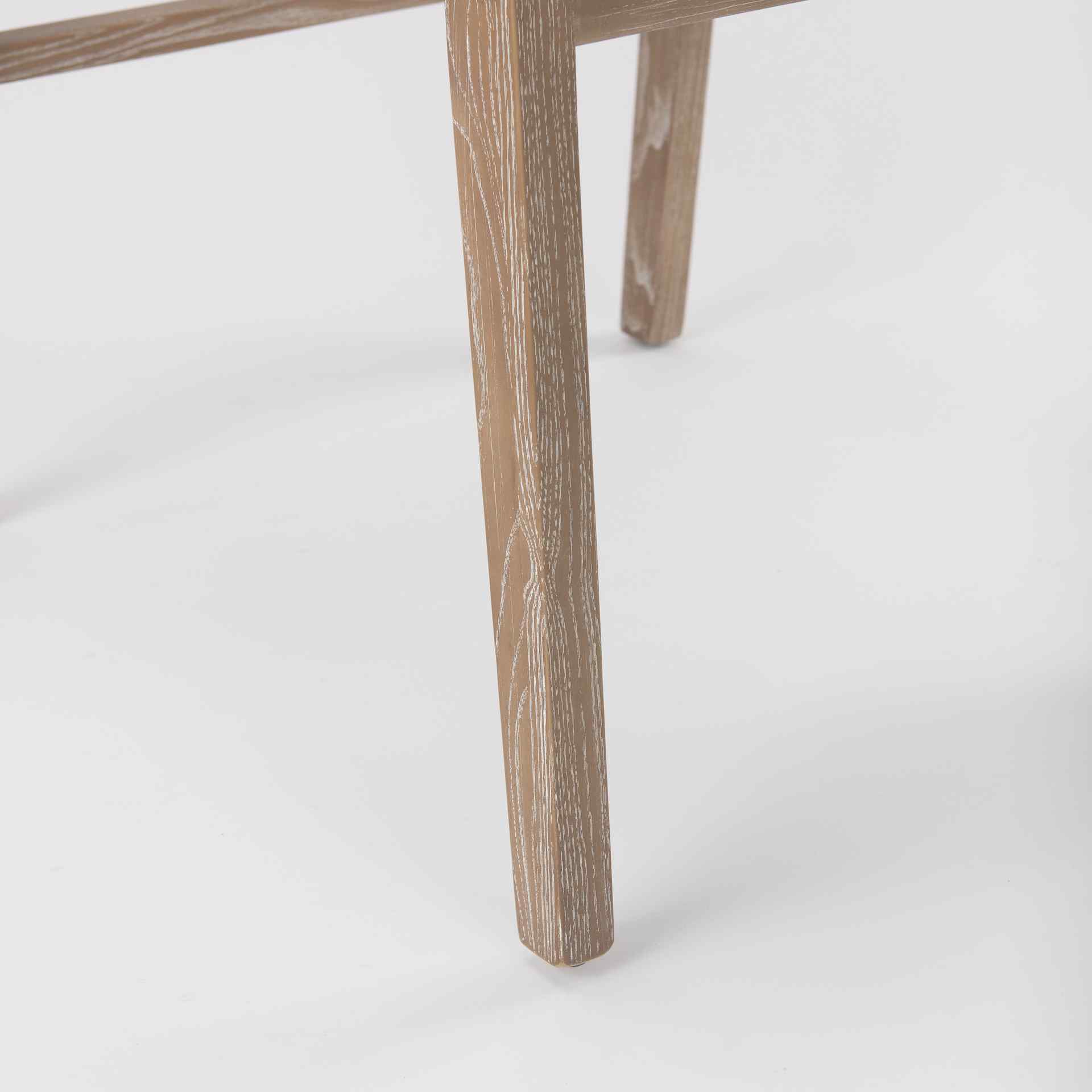 Mercana Tahoe Cream Fabric Armless Dining Chair (Set of 2)