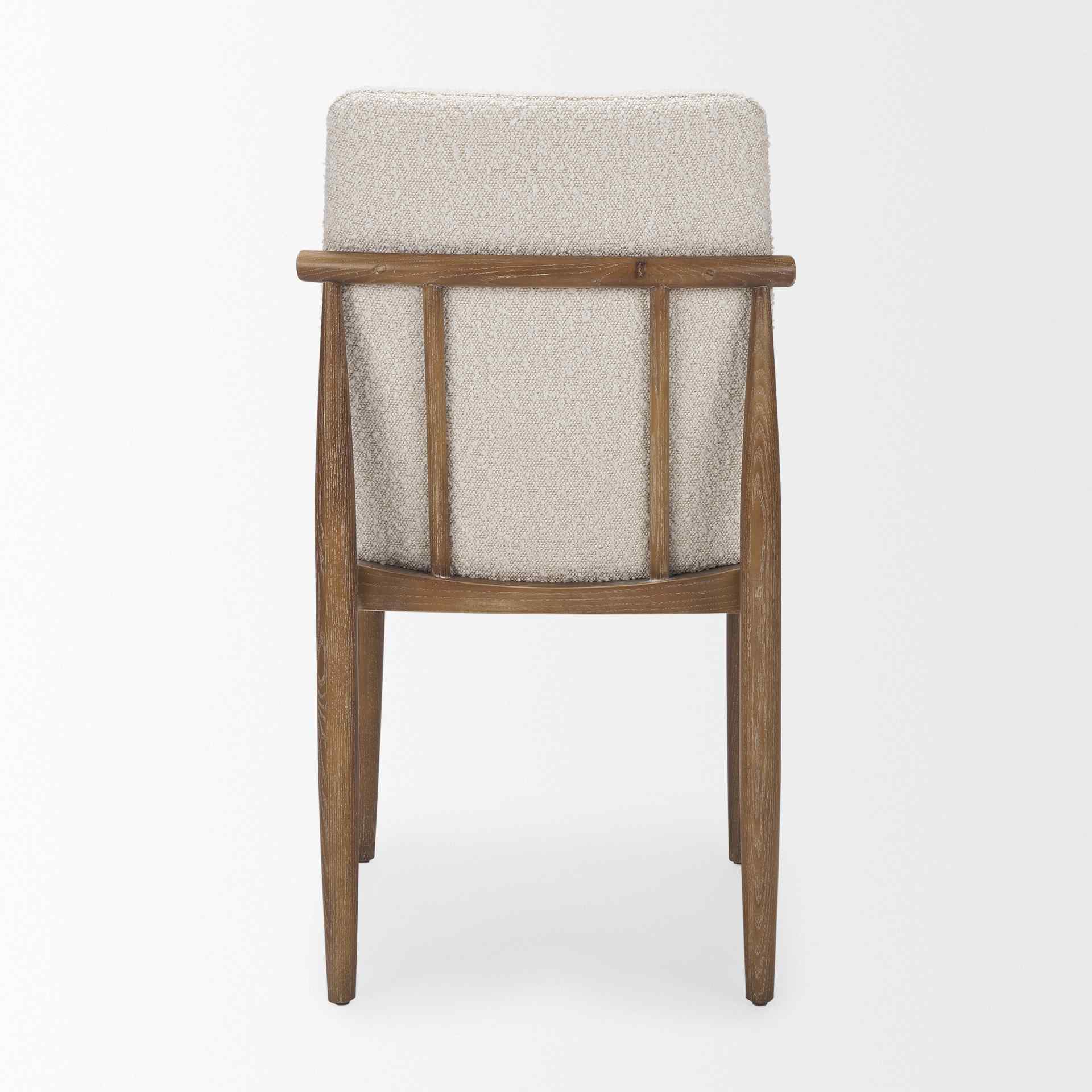 Mercana Cavett Cream Fabric Dining Chair (Set of 2)