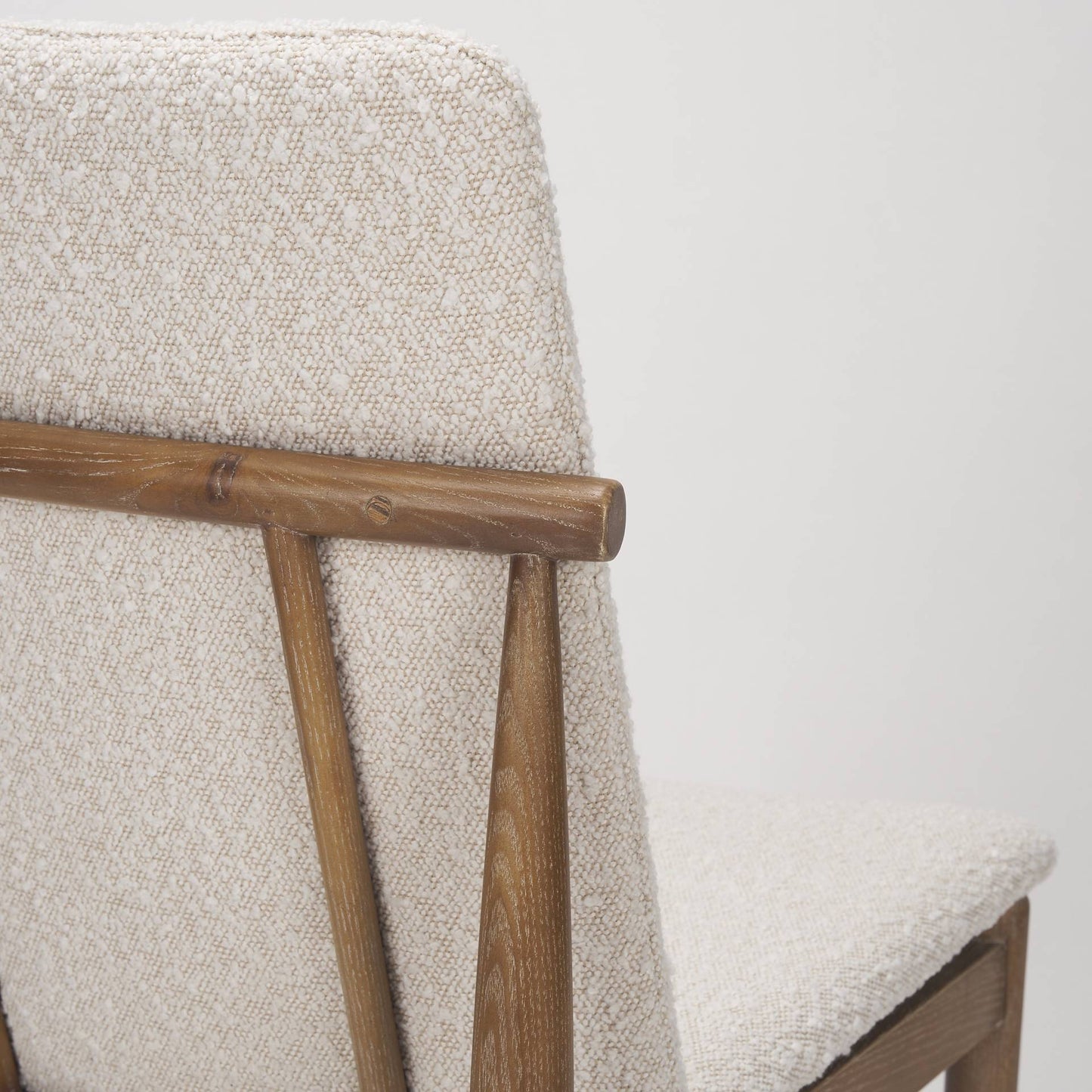 Mercana Cavett Cream Fabric Dining Chair (Set of 2)