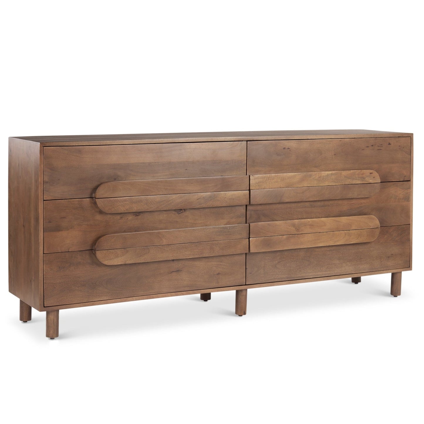 Mercana Astrid Six Drawers Wood Dresser