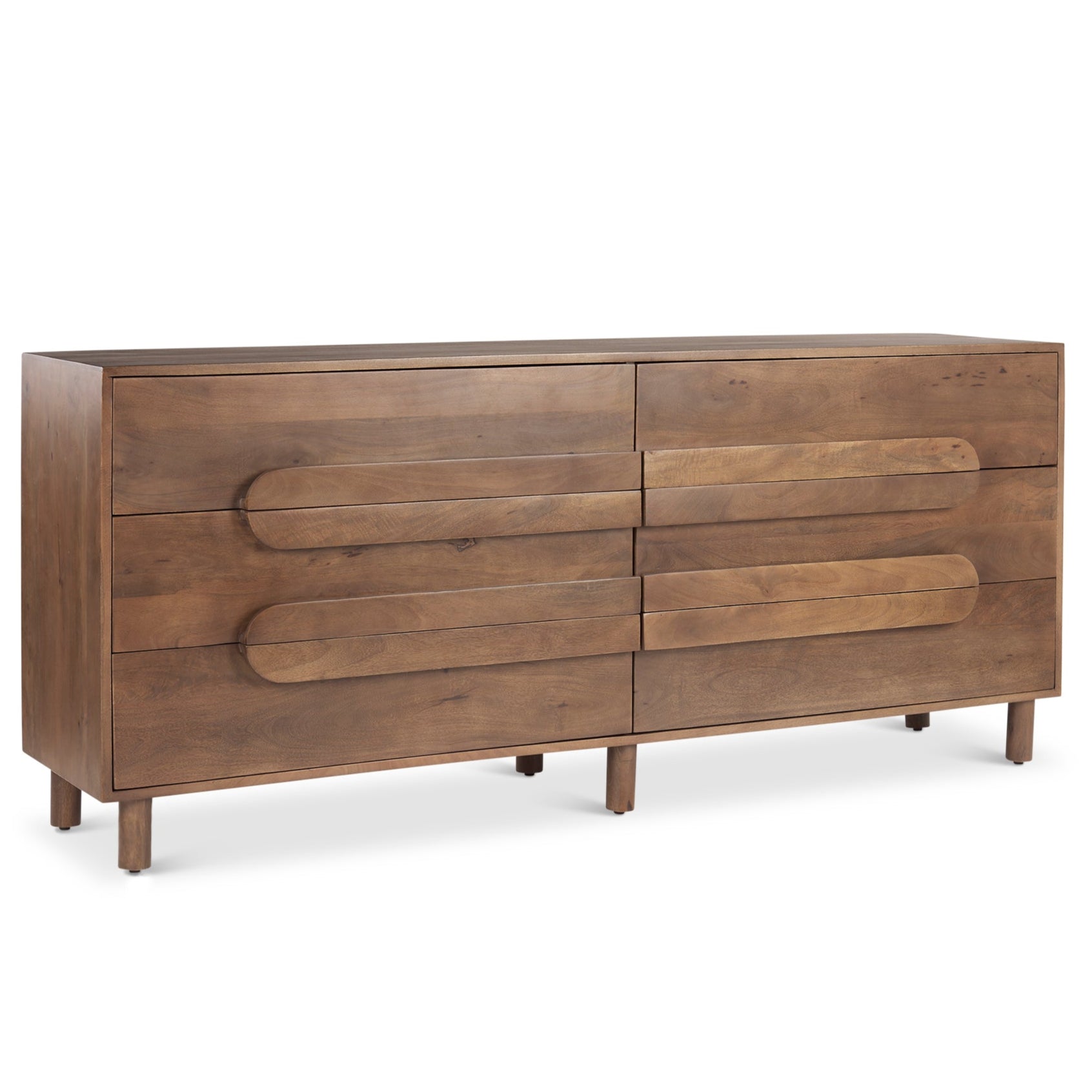 Mercana Astrid Six Drawers Wood Dresser