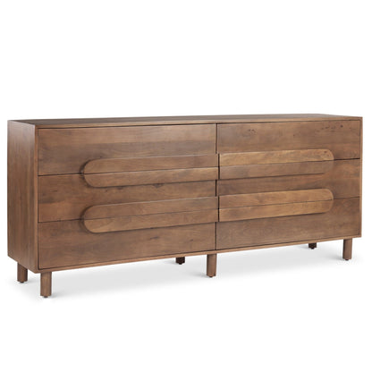 Mercana Astrid Six Drawers Wood Dresser