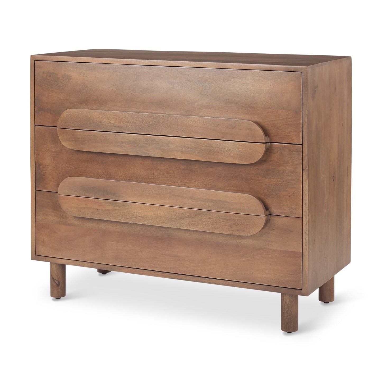 Mercana Astrid Three Drawers Wood Cabinet