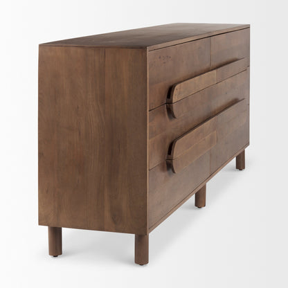 Mercana Astrid Six Drawers Wood Dresser