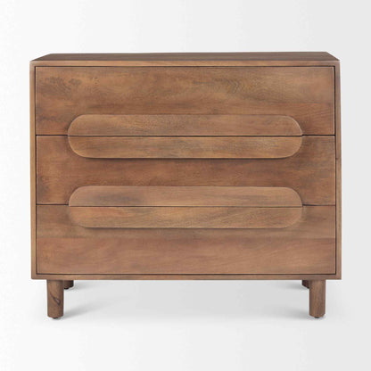 Mercana Astrid Three Drawers Wood Cabinet