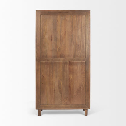 Astrid Solid Wooden Brown Armoire
