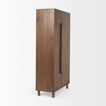 Astrid Solid Wooden Brown Armoire