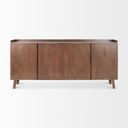 Lillie Four Doors Wood Sideboard