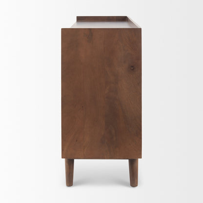 Lillie Four Doors Wood Sideboard