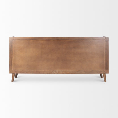Lillie Four Doors Wood Sideboard