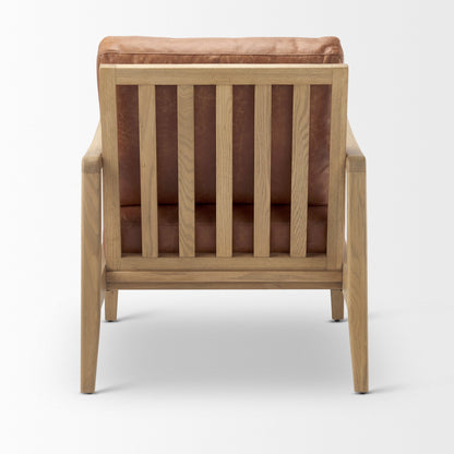 Raeleigh Faux Leather Accent Chair