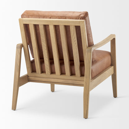 Raeleigh Faux Leather Accent Chair