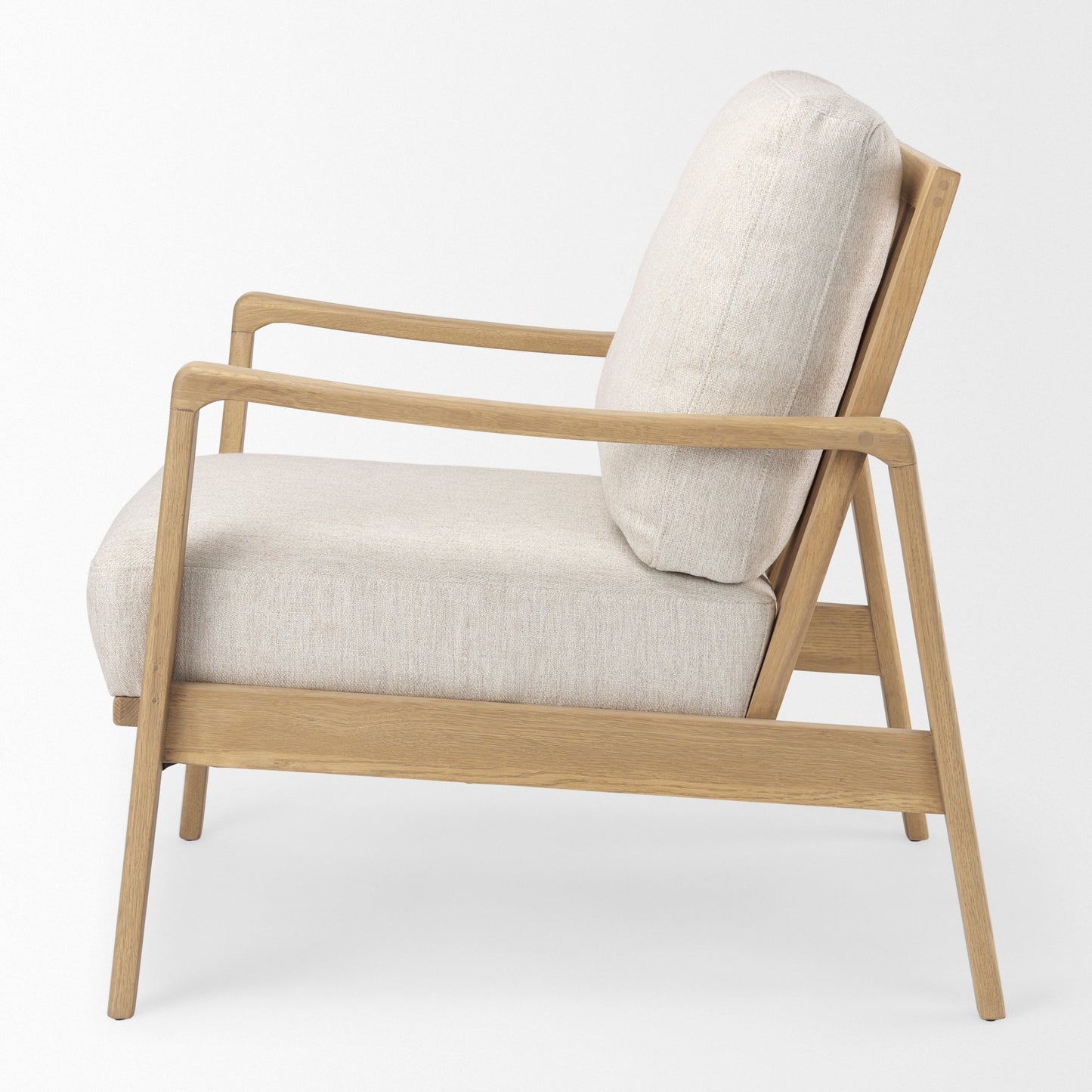 Raeleigh Faux Leather Accent Chair