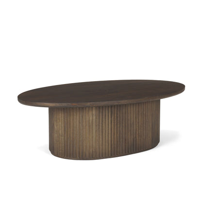 Mercana Terra Fluted Wood Coffee Table